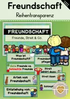 Vorschau - Präsentationen/Tafelbilder - Freundschaft (Reihentransparenz) - Deckblatt
