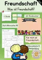Vorschau - Stundenentwürfe - Was ist Freundschaft? (1. Stunde) - Deckblatt