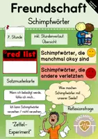 Vorschau - Stundenentwürfe - Schimpfwörter (7. Stunde) - Deckblatt