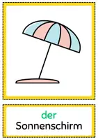 Vorschau - Bildkarten - SOMMER Bild- und Wortkarten (DaF/DaZ) - Seite 2