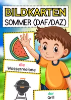 Vorschau - Bildkarten - SOMMER Bild- und Wortkarten (DaF/DaZ) - Deckblatt