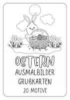 Vorschau - Mal- und Bastelvorlagen - Ausmalbilder und Grußkarten Ostern - 20 Motive - Seite 2