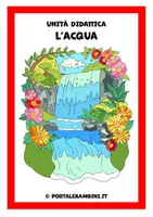 anteprima - L'acqua - Unità didattica - Pagina di copertina