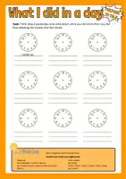 Vorschau - Arbeitsblätter - Telling the Time - Practice (Übungsblätter und Bastelvorlage) - Seite 2