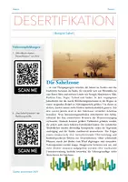 Vorschau - Unterrichtsreihen - Unterrichtsmaterial zum Thema Desertifikation - Deckblatt
