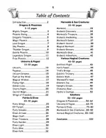 anteprima - Giochi - Shape Word Search: Magical Creatures for Kids Ages 6-8 - Pagina 1