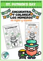 Vista previa - Manualidades / Dibujos para colorear - ST PATRICK'S DAY. FIND AND COLOR THE NUMBER. (ENG/SP) - Portada