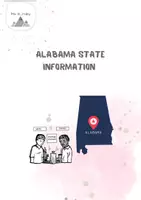 Vorschau - Arbeitsblätter - Alabama State reading comprehension - Deckblatt