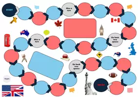 Vorschau - Spiele - Boardgame mit Kartensätzen zu Speaking und Wortstellung - Seite 1