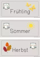 Vorschau - Bildkarten - Kalender-Karten für deine Eulen-Klasse - Seite 2