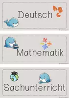 Vorschau - Bildkarten - Fächer-Karten für deine Wal-Klasse - Seite 2