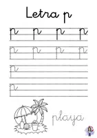Vista previa - Hojas de trabajo - Cuaderno letra P - página 3
