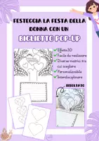 anteprima - Opere didattiche / Libri di testo - Biglietto festa della donna POP-UP - Pagina di copertina