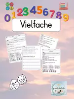 Vorschau - Arbeitsblätter - Vielfache (Arbeitsblätter mit Lösungen) - Deckblatt