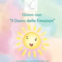 anteprima - Esercizi - Gioco con "Il diario delle emozioni" - Pagina di copertina
