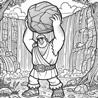 Aperçu - Matériel pour travaux manuels / dessin - Géants - Coloriages (50 modèles à colorier) - Page 1