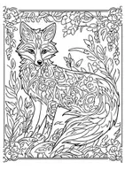 Vorschau - Arbeitsblätter - Kunst Fuchs Füchse Mandala Ausmalbilder Kunstidee Fensterbild Entspannung - Seite 2