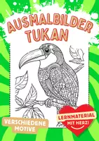 Vorschau - Arbeitsblätter - Ausmalbilder Tukan - Deckblatt