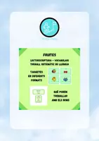 Vista previa - Tarjetas / Manipulativos - FRUITES. DES DE LECTOESCRIPTURA FINS TREBALL SISTEMÀTIC. - Portada