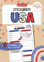 Vorschau - Arbeitsblätter - US States | USA | Steckbriefe | fact sheets - Deckblatt