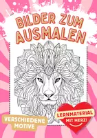Vorschau - Arbeitsblätter - Mandala Löwen Ausmalbilder Kunst Kunstidee Fensterbild Zwischendurch - Deckblatt