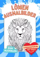 Vorschau - Arbeitsblätter - Löwen Mandala Ausmalbilder Kunst Kunstidee Fensterbild Beschäftigung - Deckblatt
