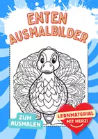 Vorschau - Arbeitsblätter - Enten Mandala Ausmalbilder Kunst Kunstidee Fensterbild Beschäftigung - Deckblatt