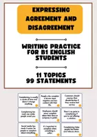Vorschau - Arbeitsblätter - Agree or Disagree? A B1 Writing Practice Resource - Deckblatt
