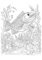 Vorschau - Arbeitsblätter - Fische Mandala Ausmalbilder Kunst Kunstidee Fensterbild Beschäftigung - Seite 2