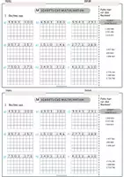 Vorschau - Arbeitsblätter - Schriftliche Multiplikation mit dreistelligen Multiplikatoren (Zahlenraum über 1 000 000) - Seite 1