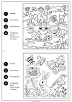 Vorschau - Mal- und Bastelvorlagen - Frühling Ostern Ausmalbilder Fensterbilder - Seite 3