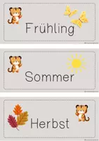 Vorschau - Bildkarten - Kalender-Karten für deine Tiger-Klasse - Seite 2