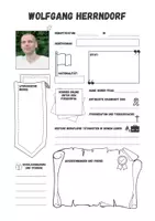 Vorschau - Arbeitsblätter - Steckbrief Wolfgang Herrndorf - Seite 1