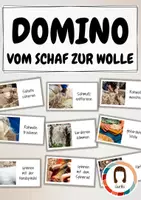 Vorschau - Spiele - Textiles Gestalten - Domino - Vom Schaf zur Wolle - Deckblatt