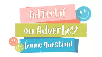 Aperçu - Présentation / Support pour le tableau - Différence adjectif et adverbe – Présentation professeur - Page 1