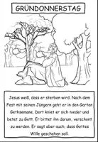Vorschau - Mal- und Bastelvorlagen - Ausmalbilder mit Text "Die Ostergeschichte" Religion / Deutsch / DaZ - Seite 3
