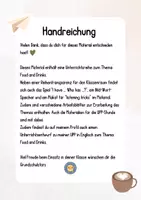 Vorschau - Stundenentwürfe - Unterrichtsreihe Food and Drinks Englisch UPP - Seite 2