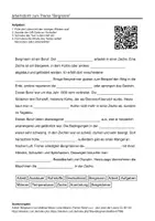 Vorschau - Arbeitsblätter - Arbeitsblätter zum Thema "Bergmann" (Lückentext, Hörverstehen) + Lösung & MP3 - Deckblatt