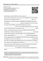 Vorschau - Arbeitsblätter - Arbeitsblätter zum Thema "Brexit" + Lösung & MP3 + Mindmap + Infografik - Deckblatt