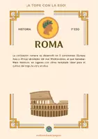Vista previa - Unidades / Secuencias / Situaciones de Aprendizaje - 1 ESO HISTORIA ROMA/ROME BILINGÜE INGLES ESPAÑOL - Portada