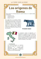 Vista previa - Unidades / Secuencias / Situaciones de Aprendizaje - 1 ESO HISTORIA ROMA/ROME BILINGÜE INGLES ESPAÑOL - página 1