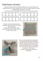 Vorschau - Arbeitsblätter - Osterhasen stricken - Seite 1