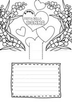 anteprima - Opere didattiche / Libri di testo - Biglietto festa della donna POP-UP - Pagina 1