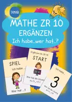 Vorschau - Spiele - Ich habe wer hat Mathe ZR 10 "Ergänzen" | Ich habe...wer hat...? | Mathematik Klasse 1 Spiele - Deckblatt