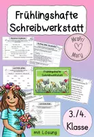 Vorschau - Arbeitsblätter - Materialpaket: Frühlingshafte Schreibwerkstatt - Seite 1