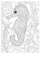 Vorschau - Mal- und Bastelvorlagen - Fische Ausmalbilder - Seite 3
