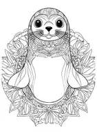 Vorschau - Arbeitsblätter - Seehunde Mandala Ausmalbilder Kunst Kunstidee Fensterbild Beschäftigung - Seite 3