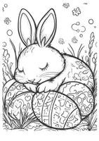 Vorschau - Arbeitsblätter - Osterhase Ausmalbilder - Seite 3