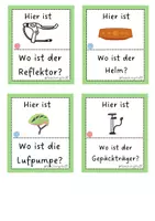 Vorschau - Spiele - DaZ Lesespiel Fahrrad: Wo ist..? Hier ist.. - Seite 3