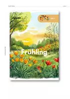 Vorschau - Stationenlernen - Übergang vom Winter in den Frühling - Lernheft SEK I - Seite 1